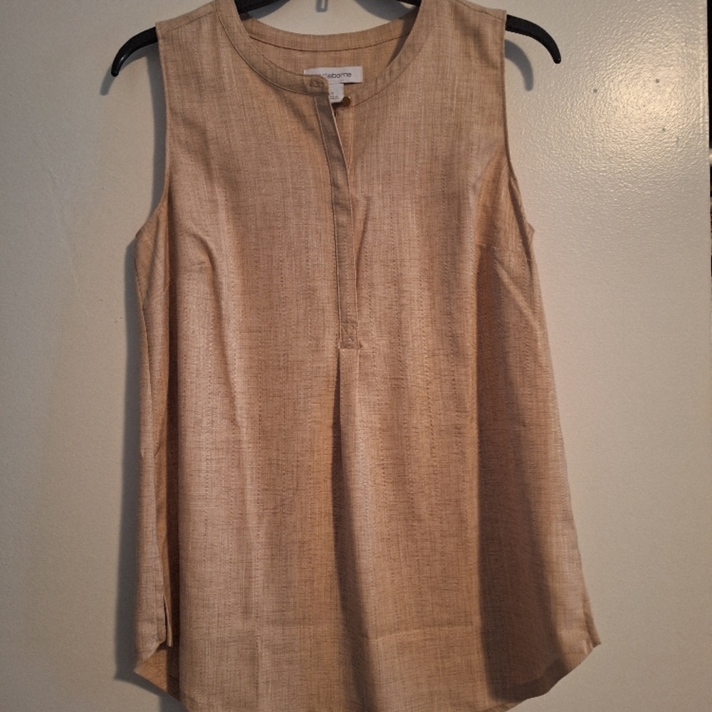 Tan Sleeveless Top